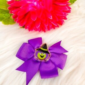 🔶10/$35- Light Up Witch‎ Fabric Bow